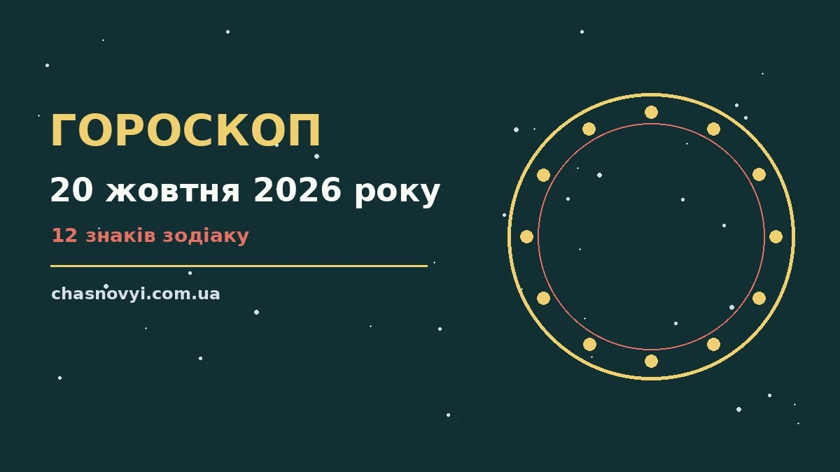 Гороскоп на 20 жовтня 2026 року: поради для кожного знака про події, зустрічі та вибір