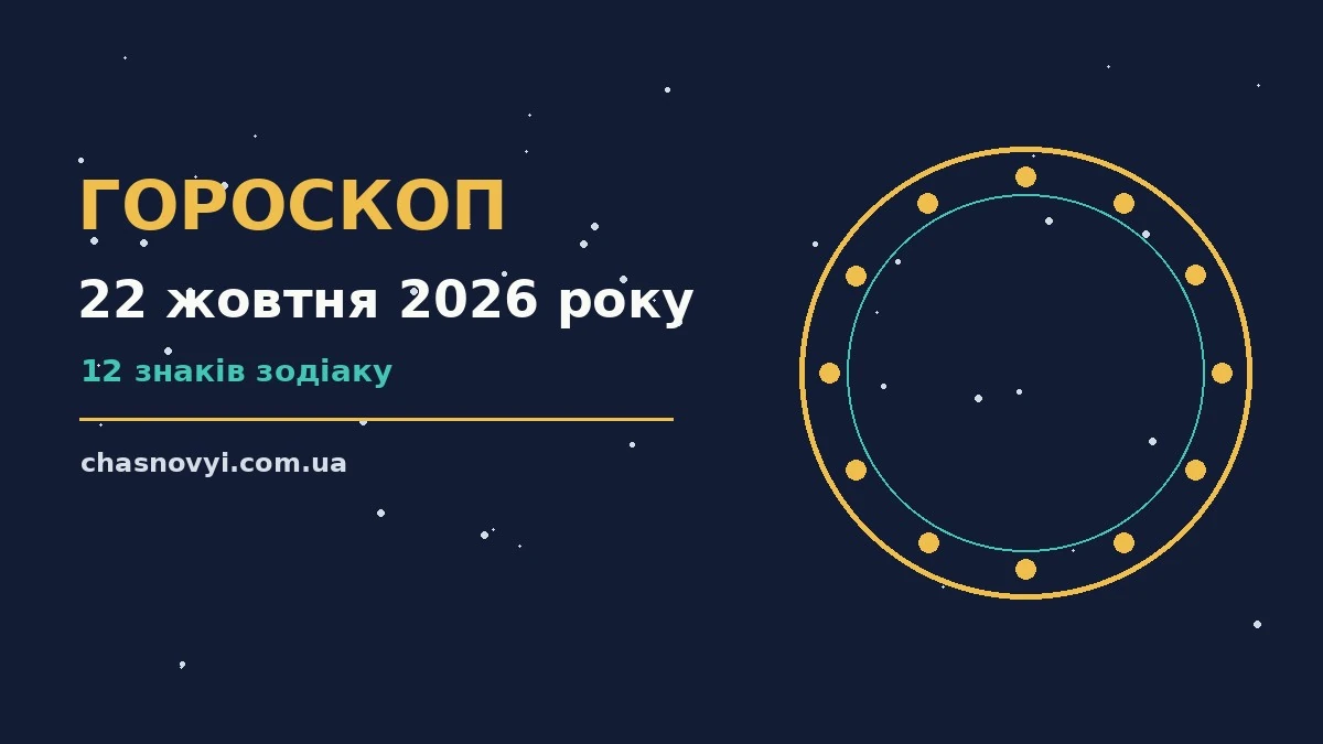 Гороскоп на 22 жовтня 2026 року: поради для кожного знака про події, зустрічі та вибір