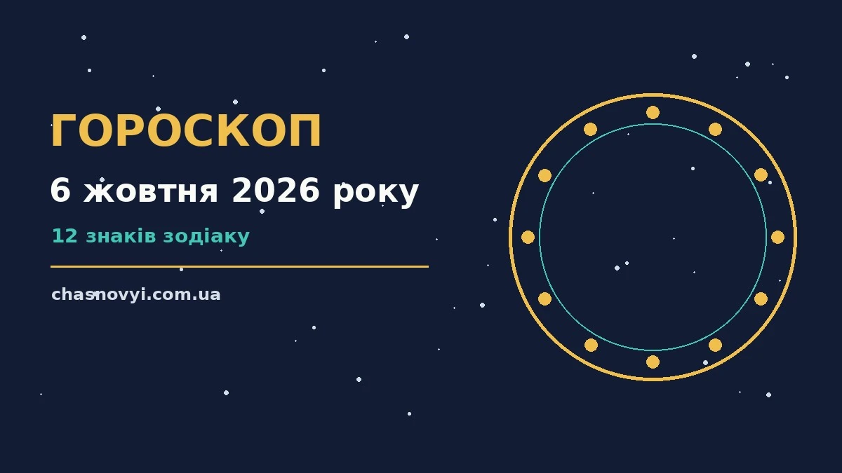 Гороскоп на 6 жовтня 2026 року: поради для кожного знака про події, зустрічі та вибір